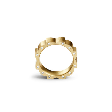 Krans Ring #5 with Diamonds